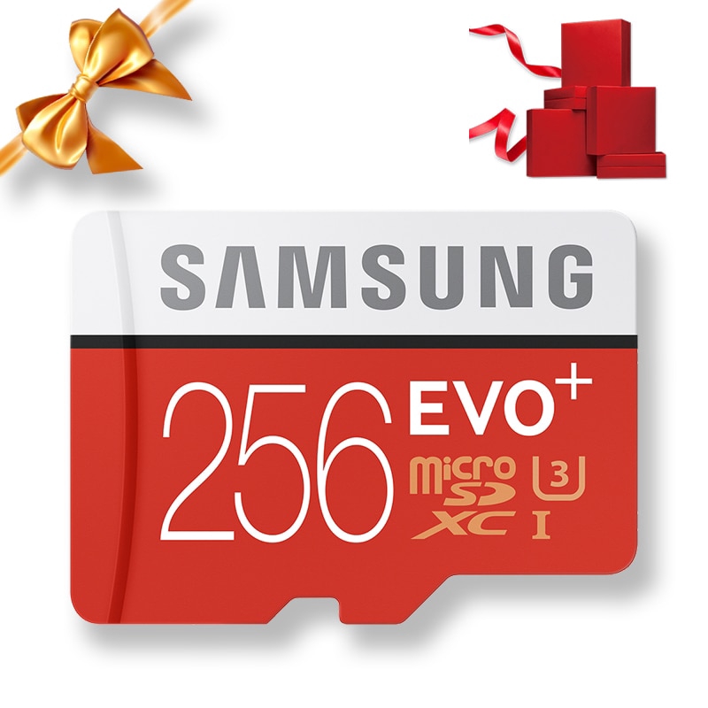 Thẻ nhớ Micro SD/TF Flash SAMSUNG 256G 128GB 64GB 32GB 100Mb/s Class10 U1 SDXC Grade EVO