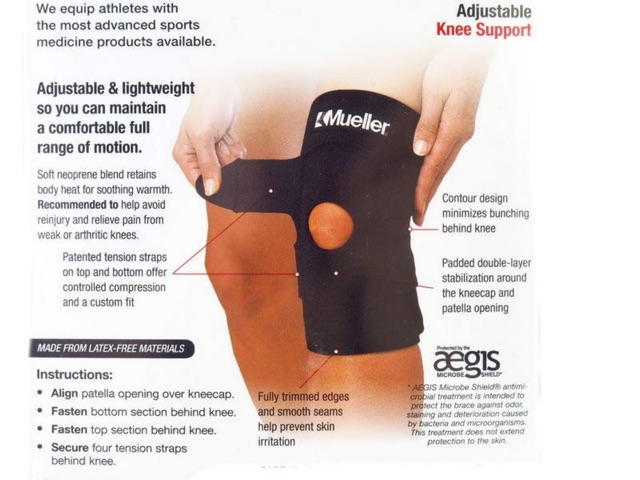 Băng gối Mueller Adjustable Knee Support