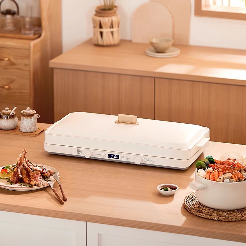 Bếp Điện Từ Đôi SES-IH 3502 Công Suất 3500W Dung Tích 6L Dùng Được Cho Nhiều Loại Nồi Chảo - Hàng Nội Địa Trung