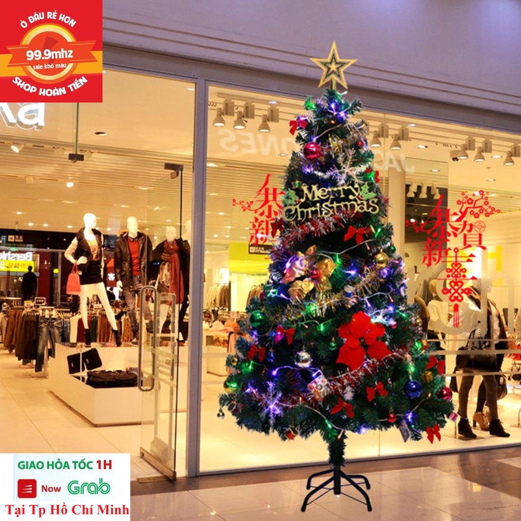 Cây Thông Noel 3m Kèm Phụ Kiện Trang Trí Giáng Sinh Cây Thông Đủ Phụ Kiện + Dây Đèn Led Hàng Cao Cấp Cực Đẹp