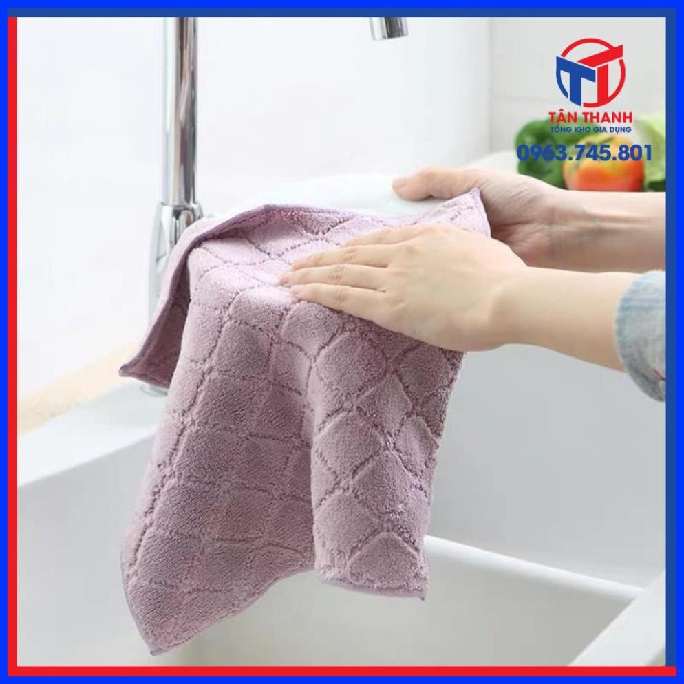 [Siêu Rẻ] [ sale mùa hè] Sỉ 10 khăn lau 2 mặt AHOA10 .