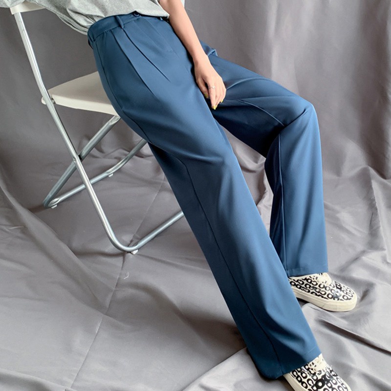 Quần ống rộng culottes xuông dài 100cm Màu Xanh | BigBuy360 - bigbuy360.vn
