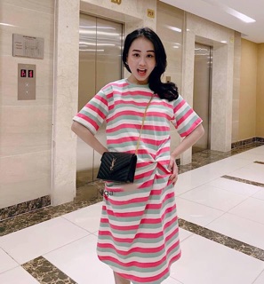 Váy Thun Xoắn Eo ( trả oder)