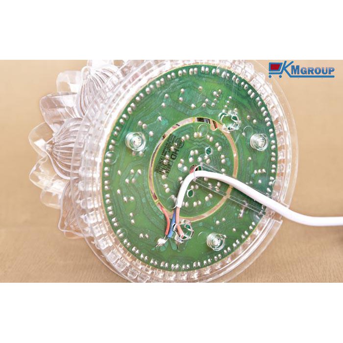 Đèn Led hoa sen xoay 360 độ 7 màu