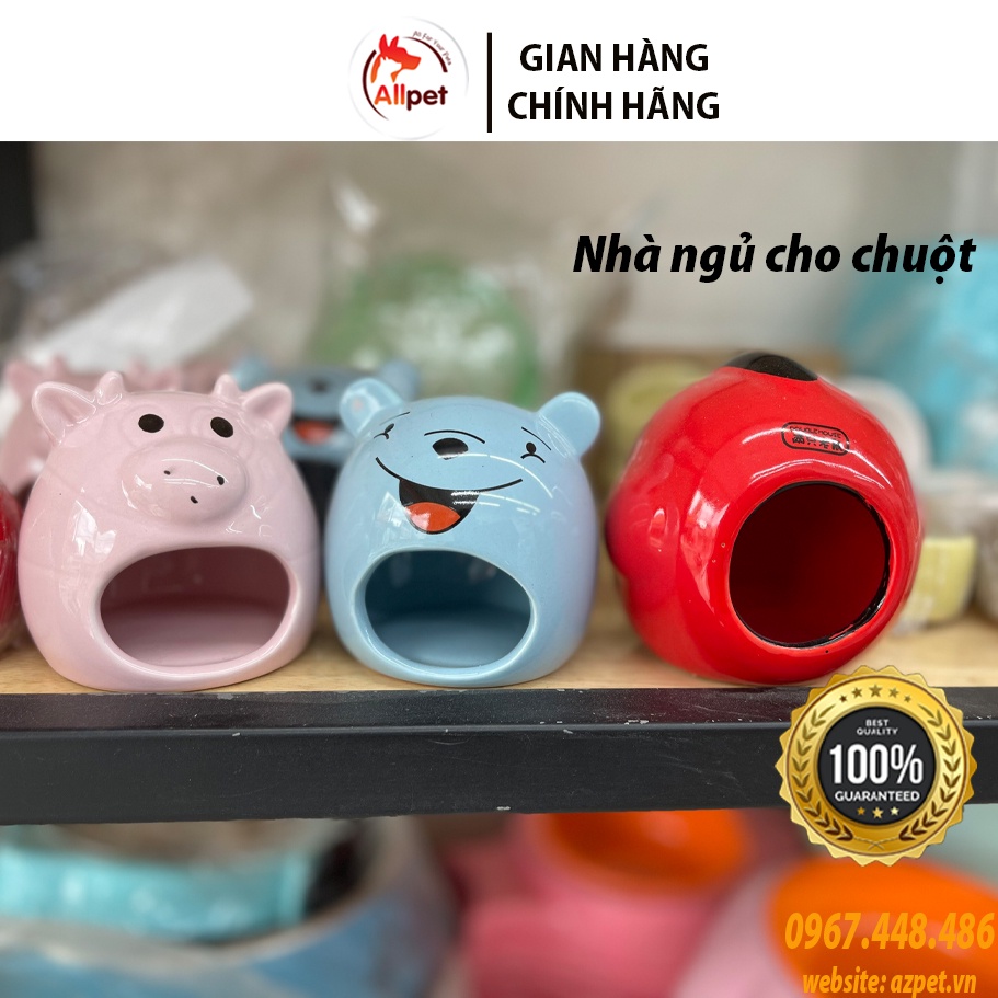 Nhà ngủ cho chuột, nhà ngủ hình thú cho chuột hamter. Phụ kiện cho thú nhỏ.