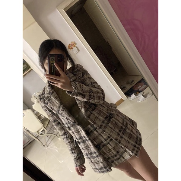 Áo khoác dạ hàng xuất Zara