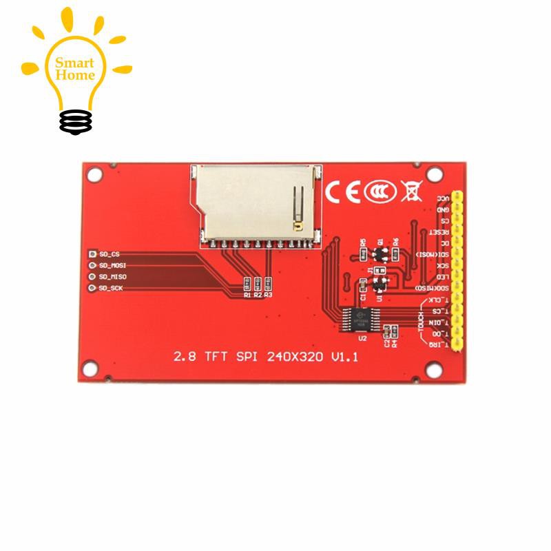 Mạch Hiển Thị Màn Hình Lcd 2.8 Inch 240x320 Spi Spi Tft Ic Ili9341 Cho Mcu