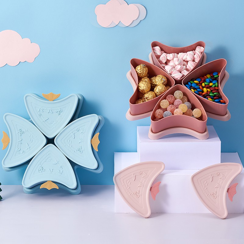 Khay Mứt Tết Cao Cấp Đựng Bánh Kẹo Candy Box 2023