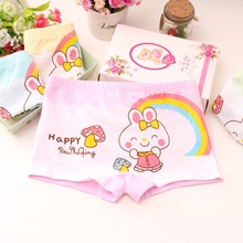 Quần chip bé gái, Quần chip đùi cotton cao cấp cho bé 2-12 tuổi đủ màu sắc tươi vui