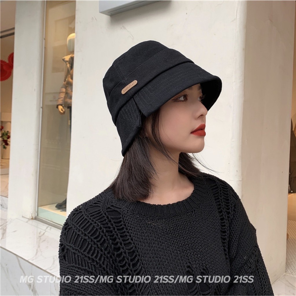 Mũ xô MG STUDIO xẻ bên thiết kế 5 màu tùy chọn