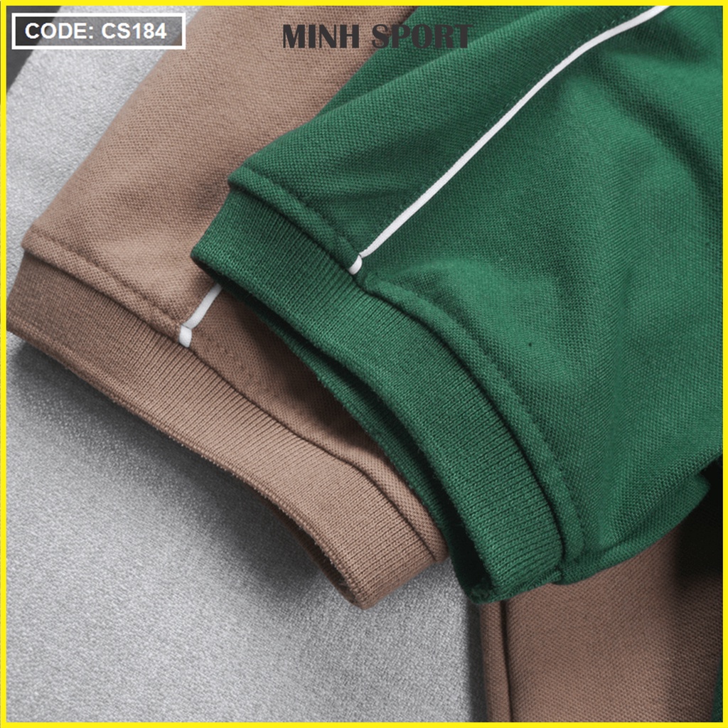 Áo Thun Polo Nam Trơn Ngắn Tay Cổ Bẻ Thời Trang Basic, Vải Thun Cá Sấu Mặc Mát, Thấm Hút Mồ Hôi Tốt mã AO.40