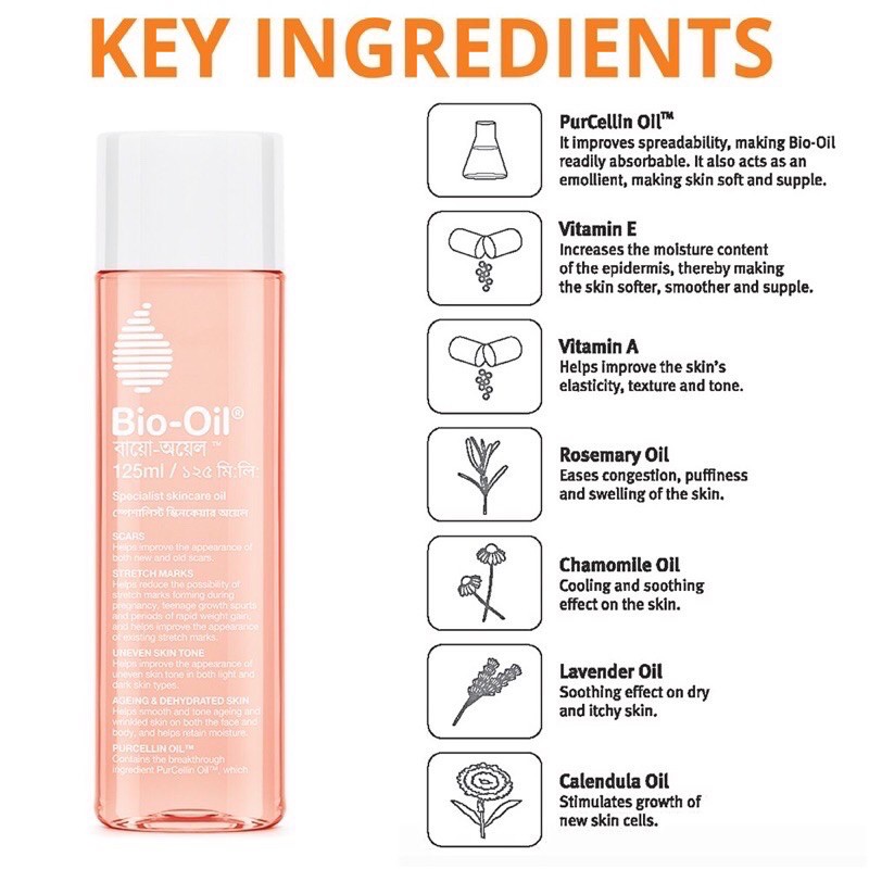 Dầu rạn da bio Oil cho mẹ bầu, sau sinh