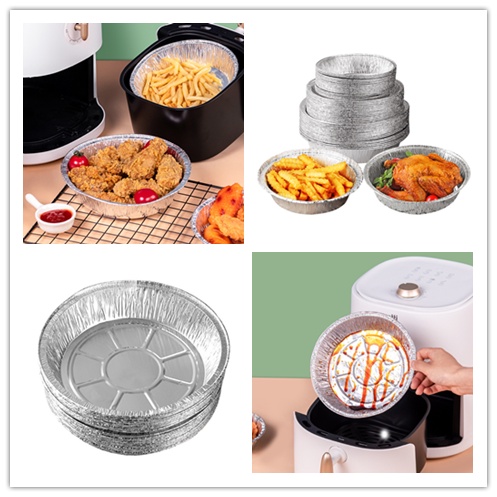 Bộ 10 Giấy Thiếc Lót Nồi Chống Dầu Dùng Một Lần Tiện Dụng Cho Nhà Bếp