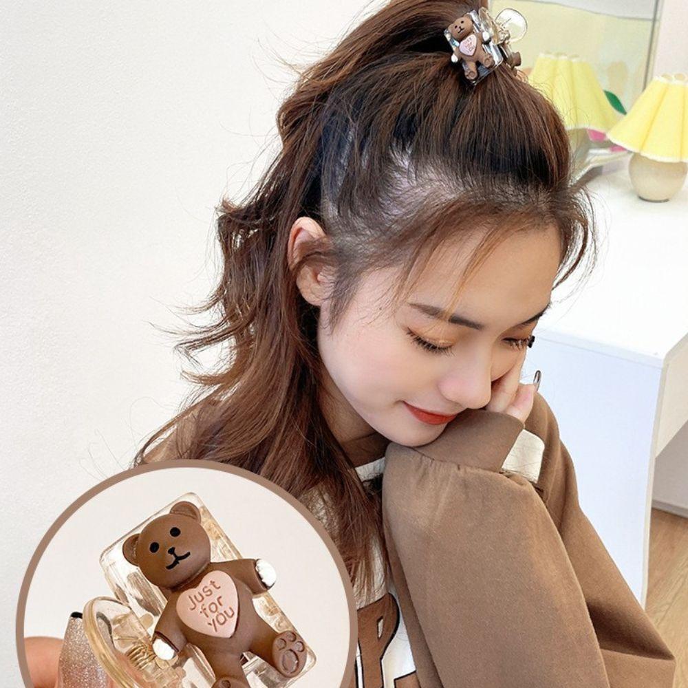 Kẹp Tóc Hình Cá Mập / Gấu Xinh Xắn Cho Nữ VANES1