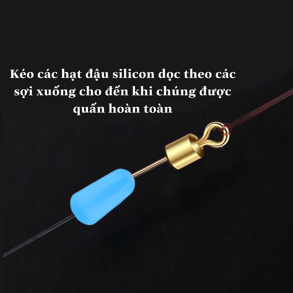 Vỉ Khóa Link , Mà Ní Silicon Số 9 Chống Xoắn Cao Cấp , Siêu Tiện Lợi Có 2 Màu