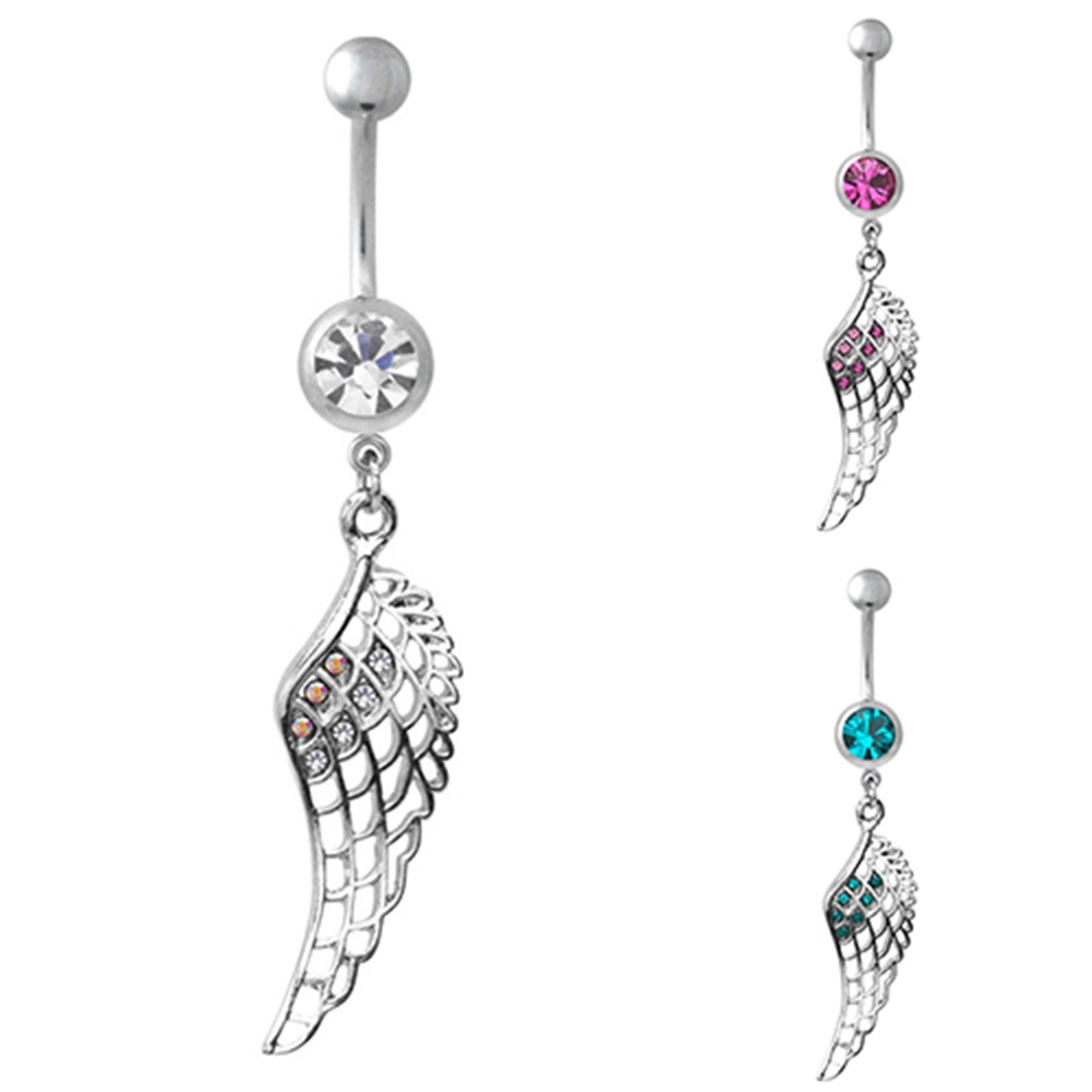 Khuyên rốn bạc hình chiếc cách thời trang cho nữ