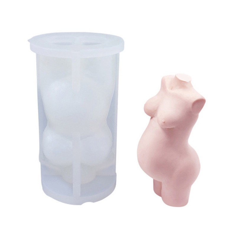 Khuôn làm tượng sáp thạch cao hình cơ thể người bằng chất liệu silicone