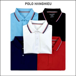 Áo polo nam có cổ, vải cá sấu, chuẩn form, sang trọng, áo thun nam có cổ màu sắc basic - polo hanghieu