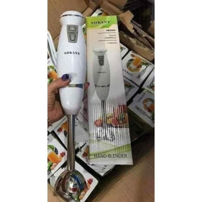 Máy xay cầm tay Sokany HB250A loại máy đơn,máy xay sinh tố cầm tay,Máy xay đa năng cao cấp - tongkhogiadung.vn