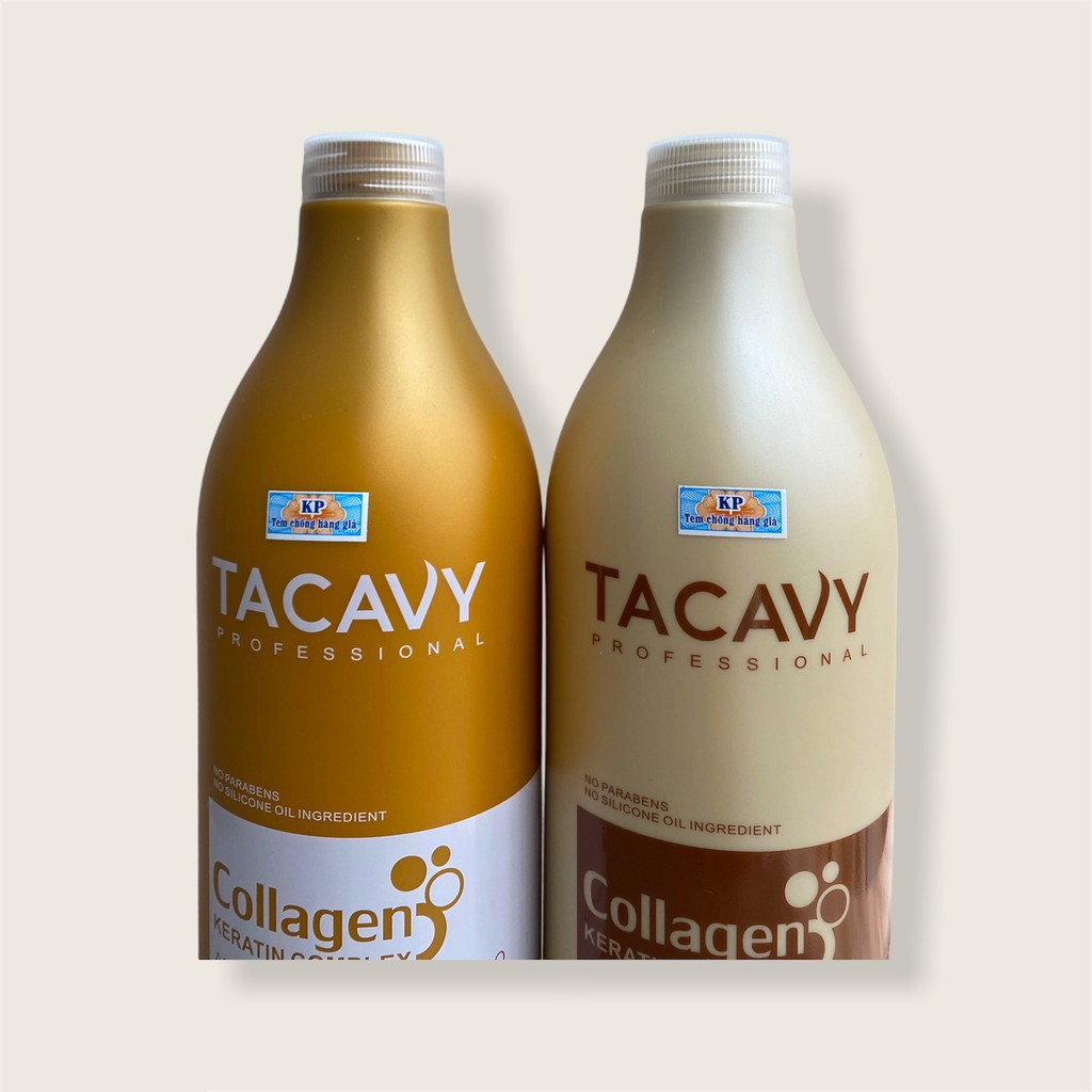 Cặp dầu gội collagen Tacavy 1000ml | Phục Hồi Tóc Hư Tổn, Khô Xơ, Gãy Rụng | Hàng Chính Hãng CT68