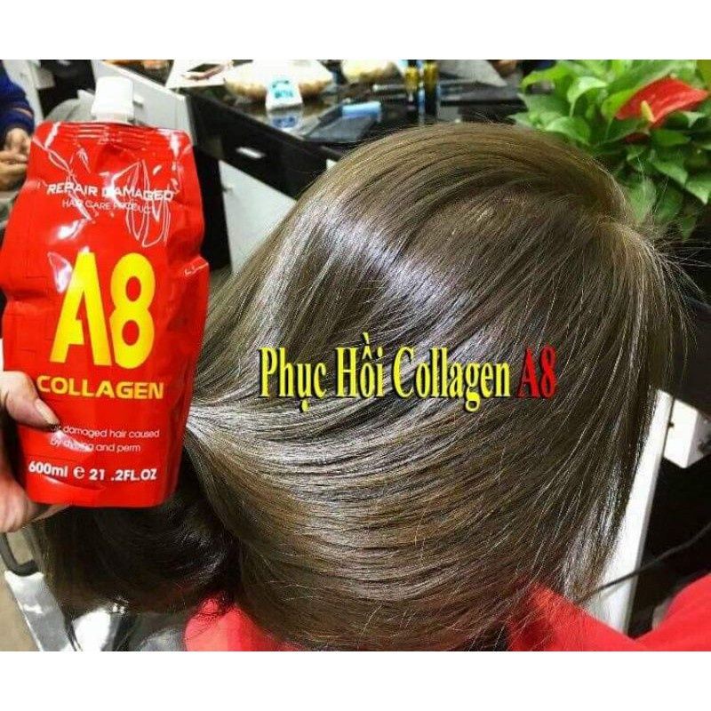 HẤP TÓC A8 collagen DÀNH CHO TÓC HƯ TỔN