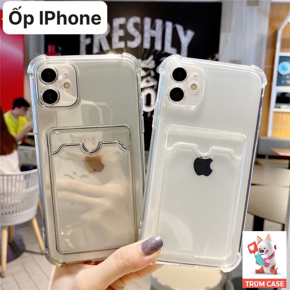 Vỏ bao ⚡Ốp Lưng iphone - ốp iphone ⚡chống sốc kèm ví thẻ full ip 6s-6 plus/ 7 plus, /X,XS/XSMAX/ 11 pro max/11/12/13