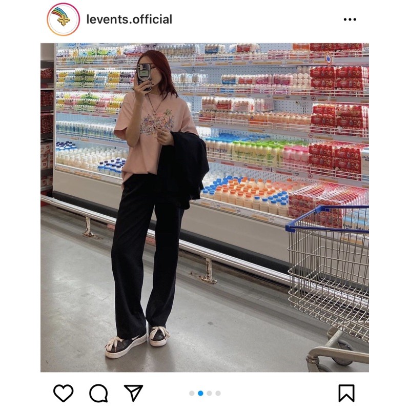 + Áo LEVENTS LVS UNICORN TEE / PINK (Vải Fabric)