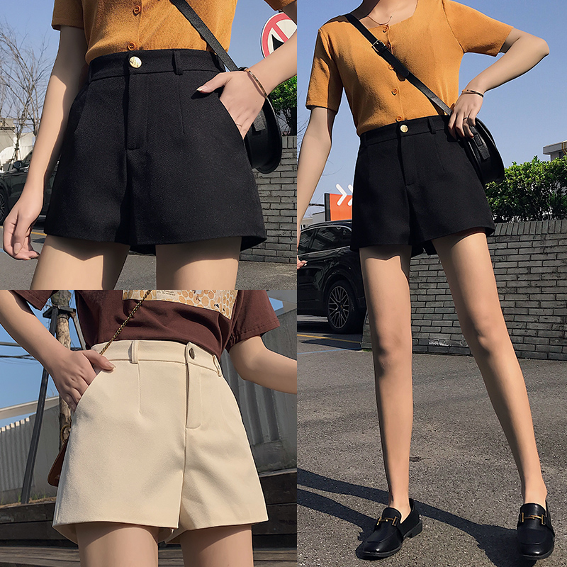 Quần Short Chữ A Lưng Cao Dáng Rộng Thời Trang Xuân Hè 2021 Cho Nữ | BigBuy360 - bigbuy360.vn
