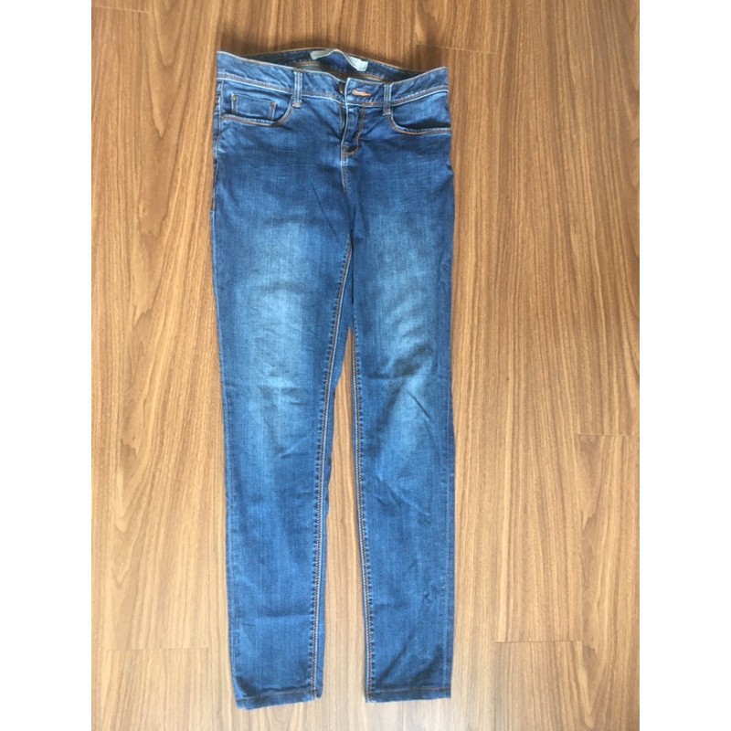 quần jeans xanh ninomaxx sz 26