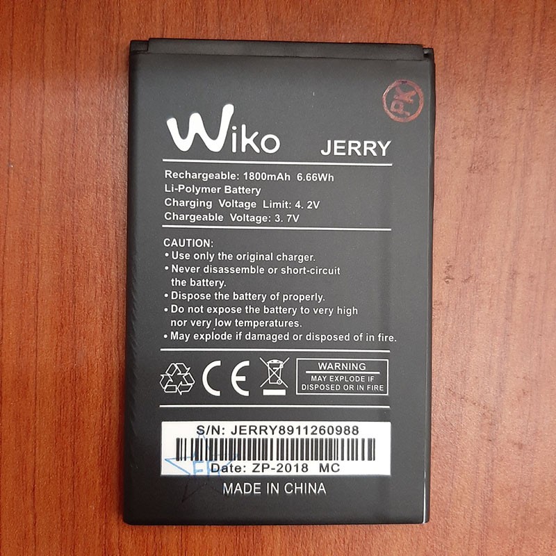 Pin wiko Jerry