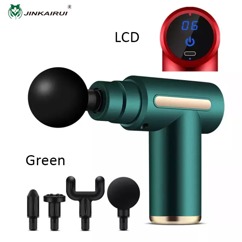 Máy mát xa cơ JINKAIRUI có màn hình LCD mini nhỏ gọn tiện lợi