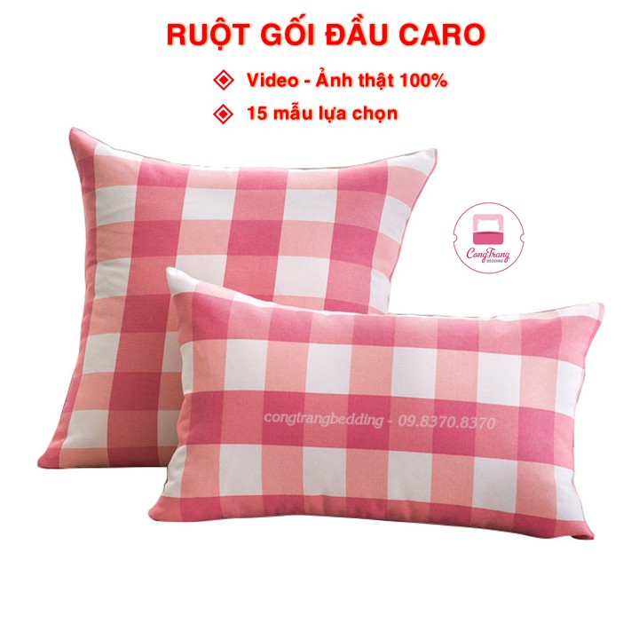Ruột gối đầu bông gòn cao cấp 10 mẫu mới - Kích Thước 45cm x 65cm đảm bảo không xẹp