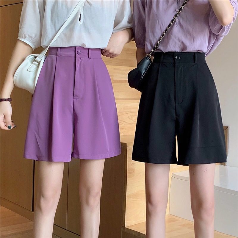 Quần ngắn BH ống rộng phong cách Hàn Quốc trẻ trung cho nữ