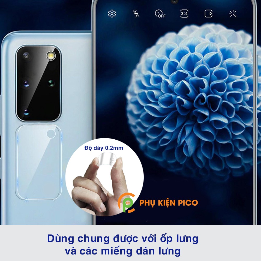 Cường lực camera Samsung S20 Plus độ cứng 9H trong suốt - Dán camera Samsung Galaxy S20 Plus