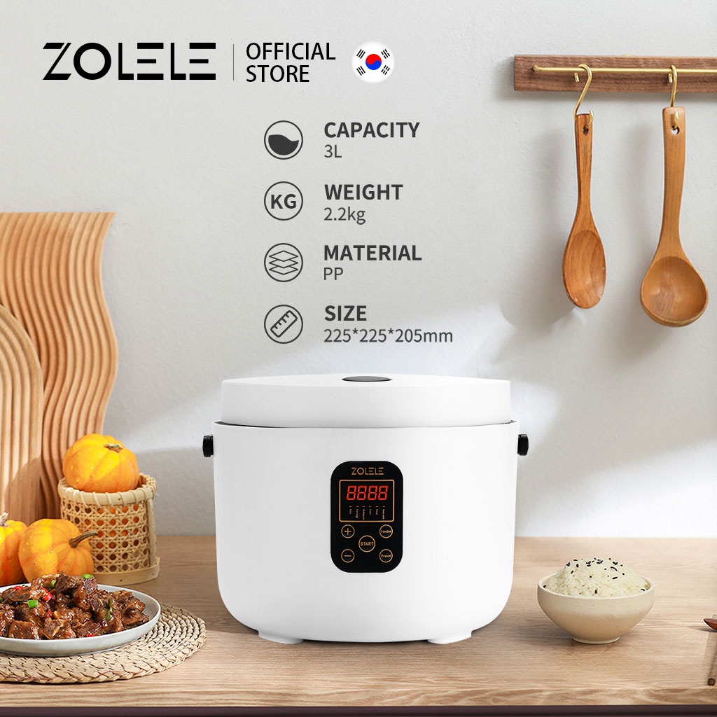 Nồi cơm điện đa năng ZOLELE ZB003 - Dung tích 3 L - Công suất 501w