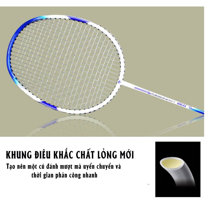 Vợt cầu lông carbon chính hãng Aolikes thiết kế tinh tế chắc chắn