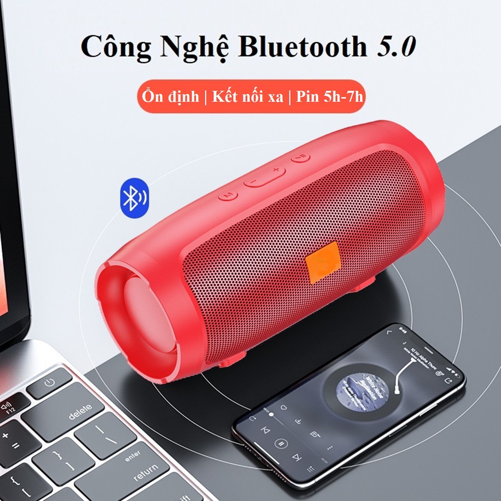 Loa bluetooth không dây CM3 Hỗ trợ thẻ nhớ và USB, Loa bass cực đã công suất 6W Bảo Hành Chính Hãng