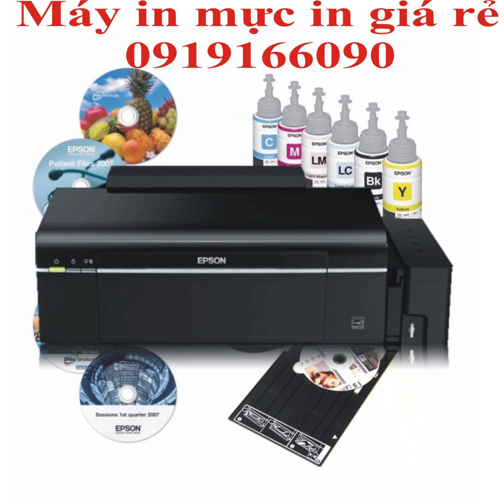 Máy in màu Epson L805 đã bao gồm mực