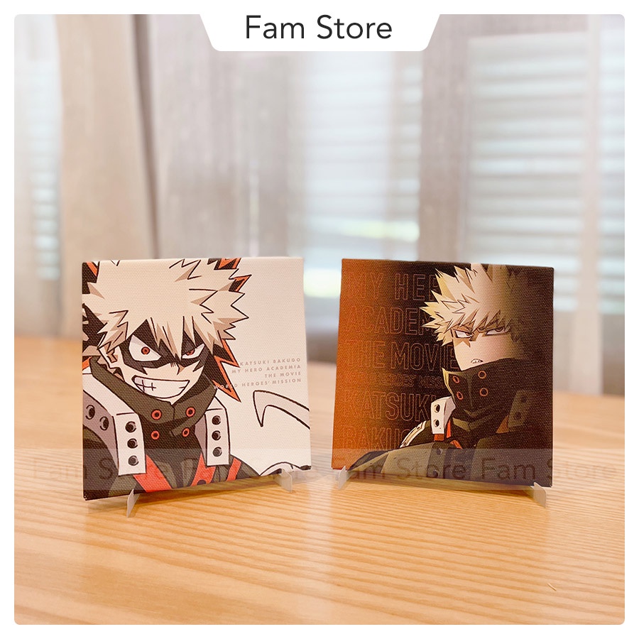 Tranh canvas - My Hero Academia World Heroes Mission Canvas Board