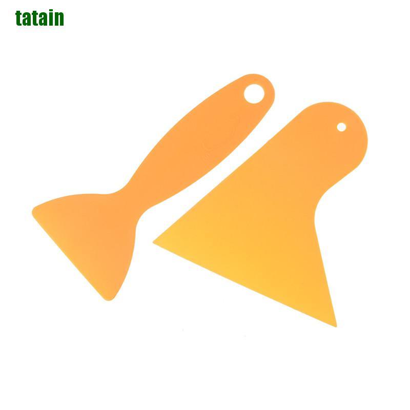 Set 2 Dụng Cụ Cạo Phim Dán Cửa Sổ Xe Hơi Bằng Vinyl