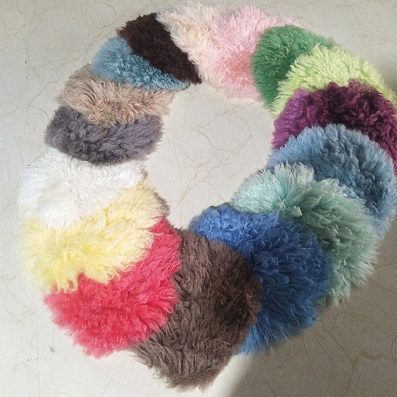 Tấm Thảm Đan Len Làm Phụ Kiện Chụp Ảnh Cho Bé Sơ Sinh