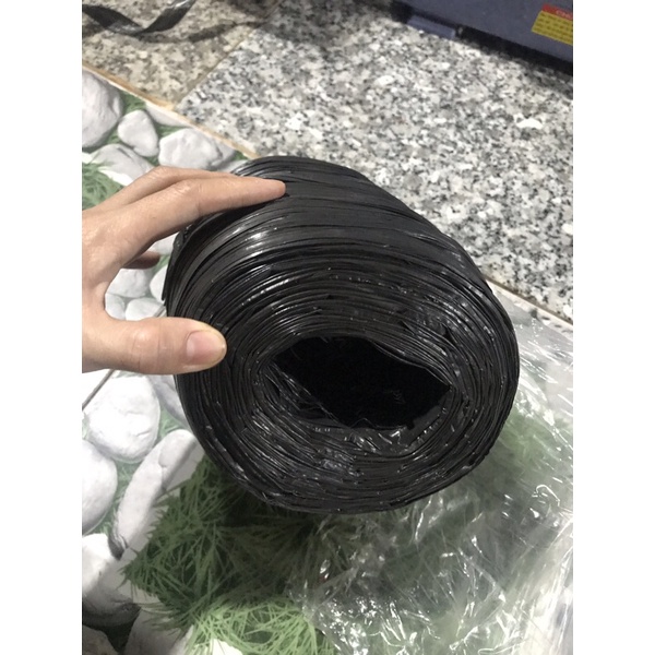 Dây nilong màu đen, dây buộc 1 cuộn 700g dày dặn