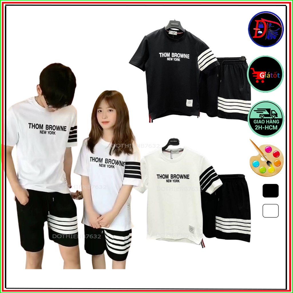 Nguyên Sét Mặc Nhà Nam ⚡️ THUN MÁT ⚡️ Bộ quần áo thể thao nam đồ nữ black thun lưới mè 2 màu đen trắng