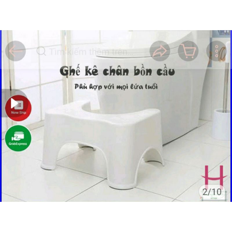 Ghế kê chân toilet chống táo bón - giải pháp tối ưu cho đường ruột