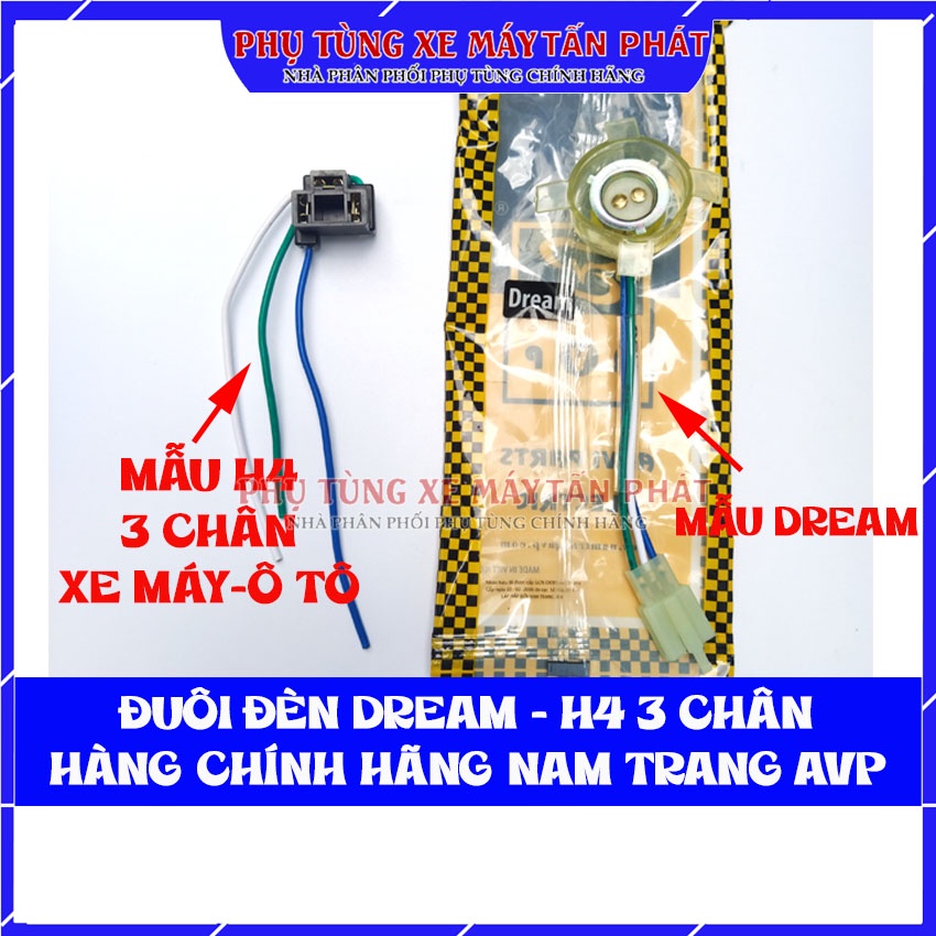 01 Đui Bóng Đèn Ô Tô Xe Máy H4 – Dream Đuôi Đèn Hàng Nam Trang AVP