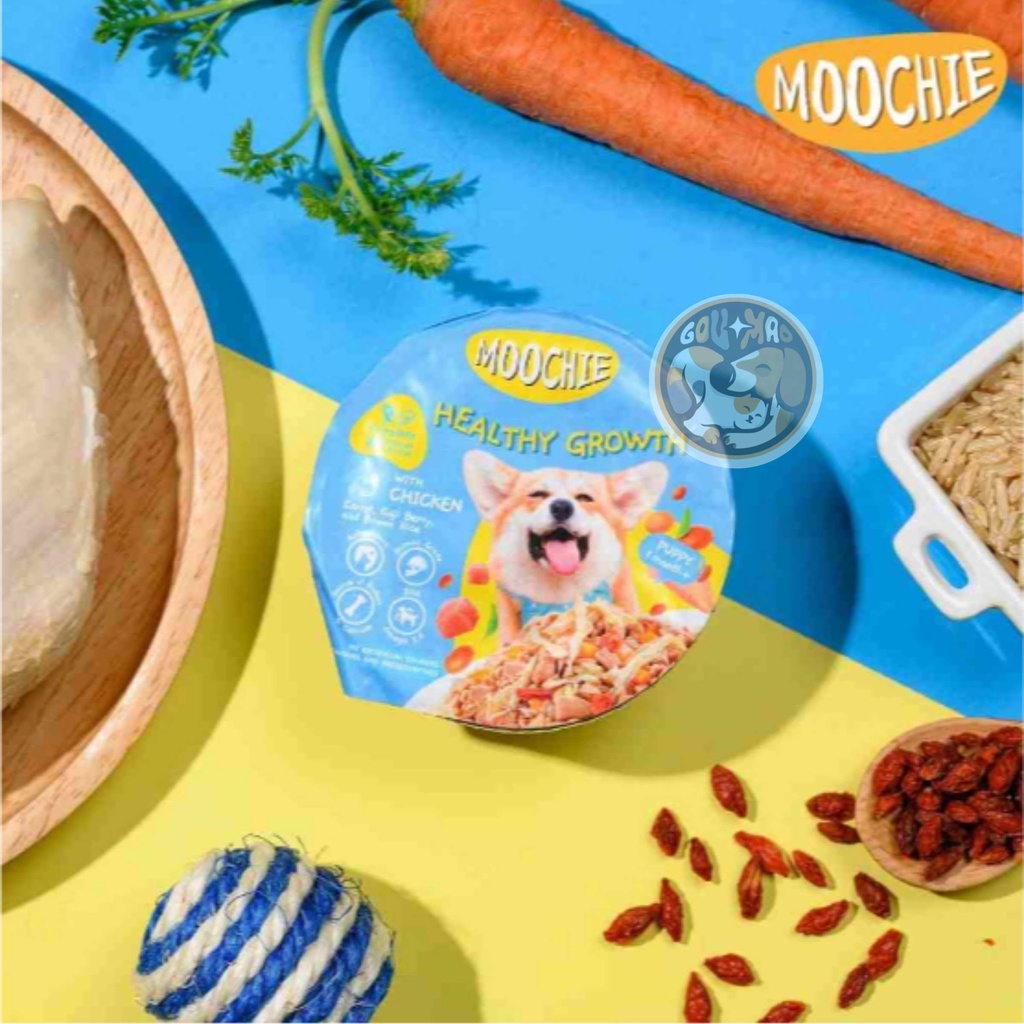 Pate cho chó mèo Moochie lon 85g hũ nhiều vị thương hiệu Thái Lan - Goumao pet