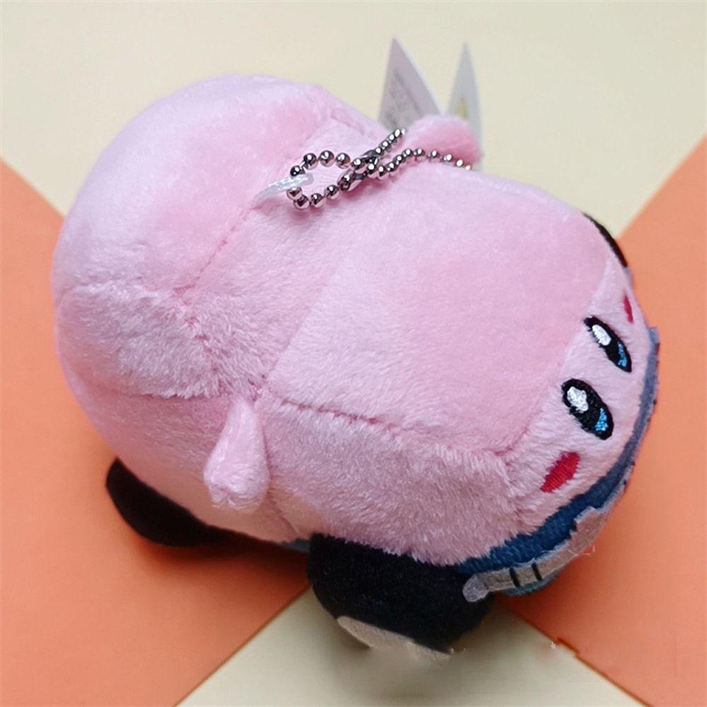 REBUY1 Móc Khóa Hình Búp Bê Hoạt Hình Kirby Nhồi Bông Đáng Yêu