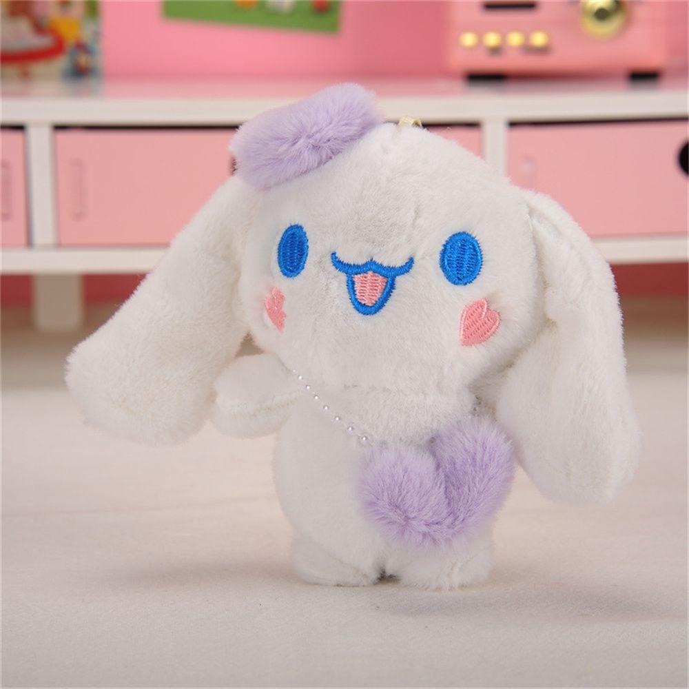 Móc Khóa Hình Thỏ Nhồi Bông Hoạt Hình Cinnamoroll REBUY1