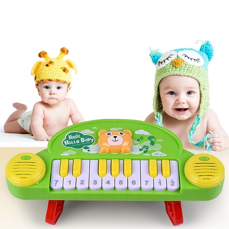 đàn piano hallo baby cho bé - có nhạc (MB202-ZZ1510)