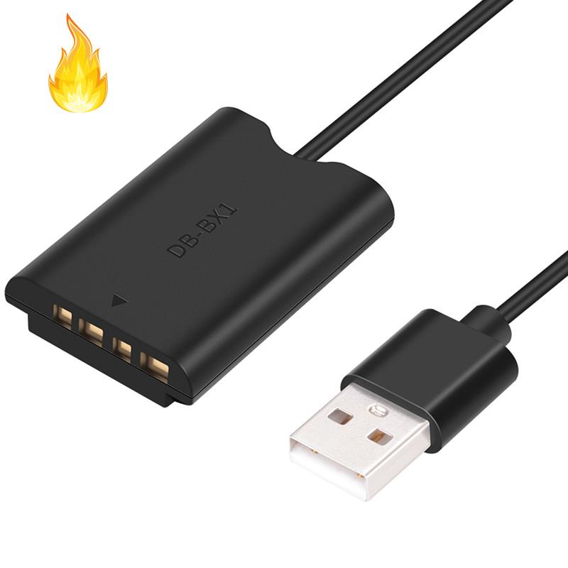 Pin Sạc Cổng USB-A Nbx1 Cho Máy Ảnh Sony ZV-1 RX100 M7 M6 M5 RX1R HX50 HX90 HX300 HX400